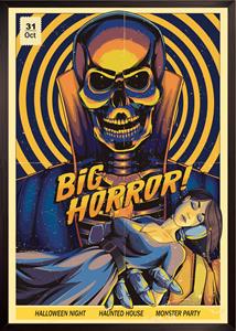 Karo-art Poster - Big Horror, Halloween, Premium Print