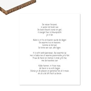 Kruskes Re-board Interieur poster - Hjerst