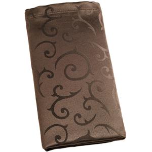 PULSIVA Servetten Mega; 50x50 cm (BxL); bruin; 6 stuk / verpakking