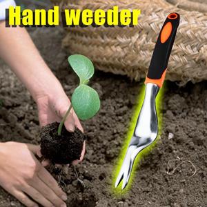 Xingben Two Robuuste handwieder voor het verwijderen van onkruid, snijgereedschap met ergonomische handgreep oranje