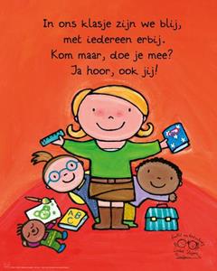 Clavis Uitgeverij Poster In ons klasje -   (ISBN: 9789044847611)
