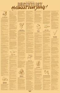 Stratier Bucketlistposter voor jezelf -   (ISBN: 9789463837194)