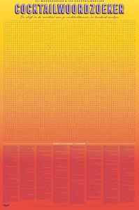 Pelckmans Uitgevers Stratier XL Spelposter - Cocktailwoordzoeker - 100 weetjes -   (ISBN: 9789492533678)