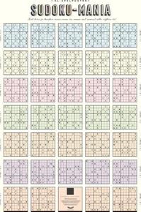 Dieter Coppens, Tom Suykens Stratier XL Spelposter - SUDOKU-MANIA -   (ISBN: 9789492533715)