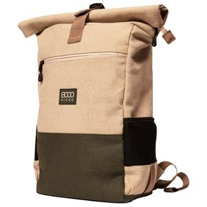 8000Kicks  Everyday Hemp Backpack - Dagrugzak, beige/bruin