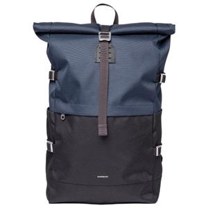 Sandqvist  Icon Rolltop Backpack 26 - Dagrugzak, grijs/blauw