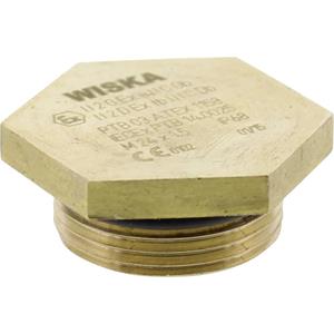 Wiska 10030203 EX-VSM 25 Blindstop Slagvast, Explosiebestendig M25 Metaal Natuur 1 stuk(s)