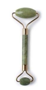 Island Jade Rose Gold Gemstone Facial Roller 1 st