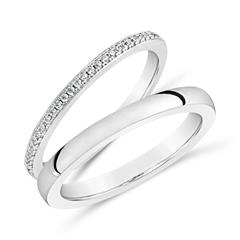 Unique Mémoire set en ring in sterling zilver met zirkonia