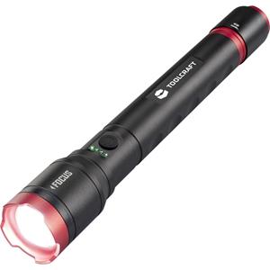 TOOLCRAFT Handlamp werkt op Li-ion oplaadbare batterij of batterijgevoed Verstelbaar, Instelbare puntgrootte, Met stroboscoopfunctie, Met USB-poort 5000 lm 3.5