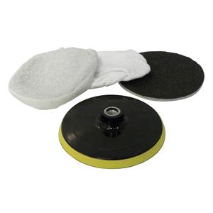 Carpoint polijstschijfset voor poets- en polijstmachine 150mm