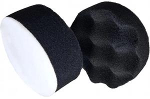 Rooks Polijstpad met klittenband, zacht geprofileerde spons, 75 mm