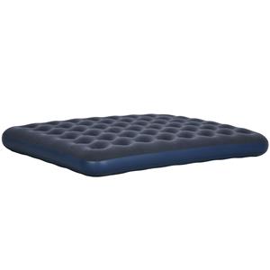 luchtmatras, comfortabel voor 2 personen, waterdicht, eenvoudig op te blazen, 203 x 152 x 22 cm, donkerblauw | Aosom.nl