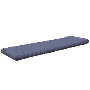kampeermat, opblaasbaar luchtbed met voetpomp, comfortabel en lichtgewicht, ideaal voor reizen, 195 x 70 x 10 cm, blauw | Aosom.nl