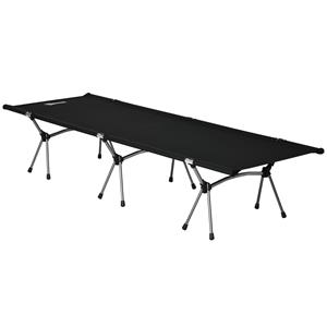 opvouwbaar campingbed, lichtgewicht en stevig, in hoogte verstelbaar, ideaal voor reizen, 190 x 65 x 38 cm, zwart | Aosom.nl