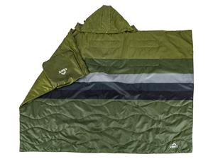 Crivit 3-in-1 kampeerdeken met opbergtas (Groen)