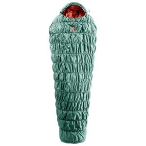 Deuter  Women's Exosphere +4° SL - Synthetische slaapzak, sage /rood