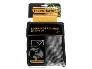 Backpackspullen.nl Travelsafe katoenen lakenzak - envelop reislaken - wit