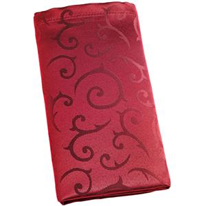 PULSIVA Servetten Mega; 50x50 cm (BxL); burgundy; 6 stuk / verpakking