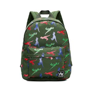 YLX Gear YLX Hemlock Backpack Kids Army Green Dinosaurs