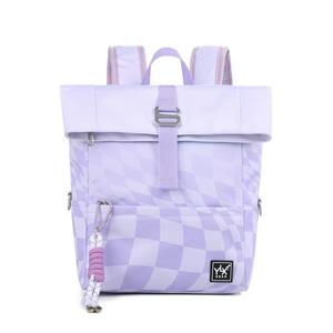 YLX Gear YLX Original Backpack Kids Lilac Wavy Checkered