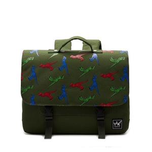 YLX Gear YLX Classic School Bag Army Green Dinosaurs