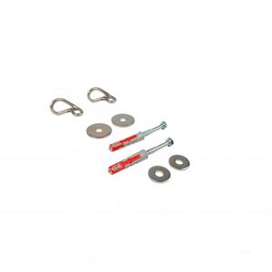  Hammock Anchors Pair of hangers for concrete walls - Hangmatbevestiging, zwart