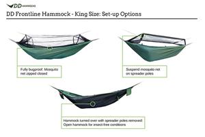 DD Hammocks Frontline Hammock - King Size - Olive Green