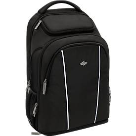 Wedo Business rugzak , polyester, Vakken voor notebook/tablet, rugkussen, 28 l, zwart