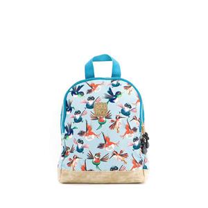 Pick Pack Pick & Pack Birds Backpack XS Dusty Blue