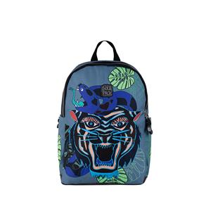 Pick Pack Pick & Pack Dangerous Cat Backpack M Jeans blue