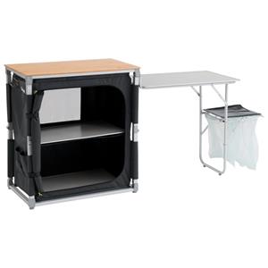 Outwell  Padres Storage Unit with Side Table - Campingkasten, grijs