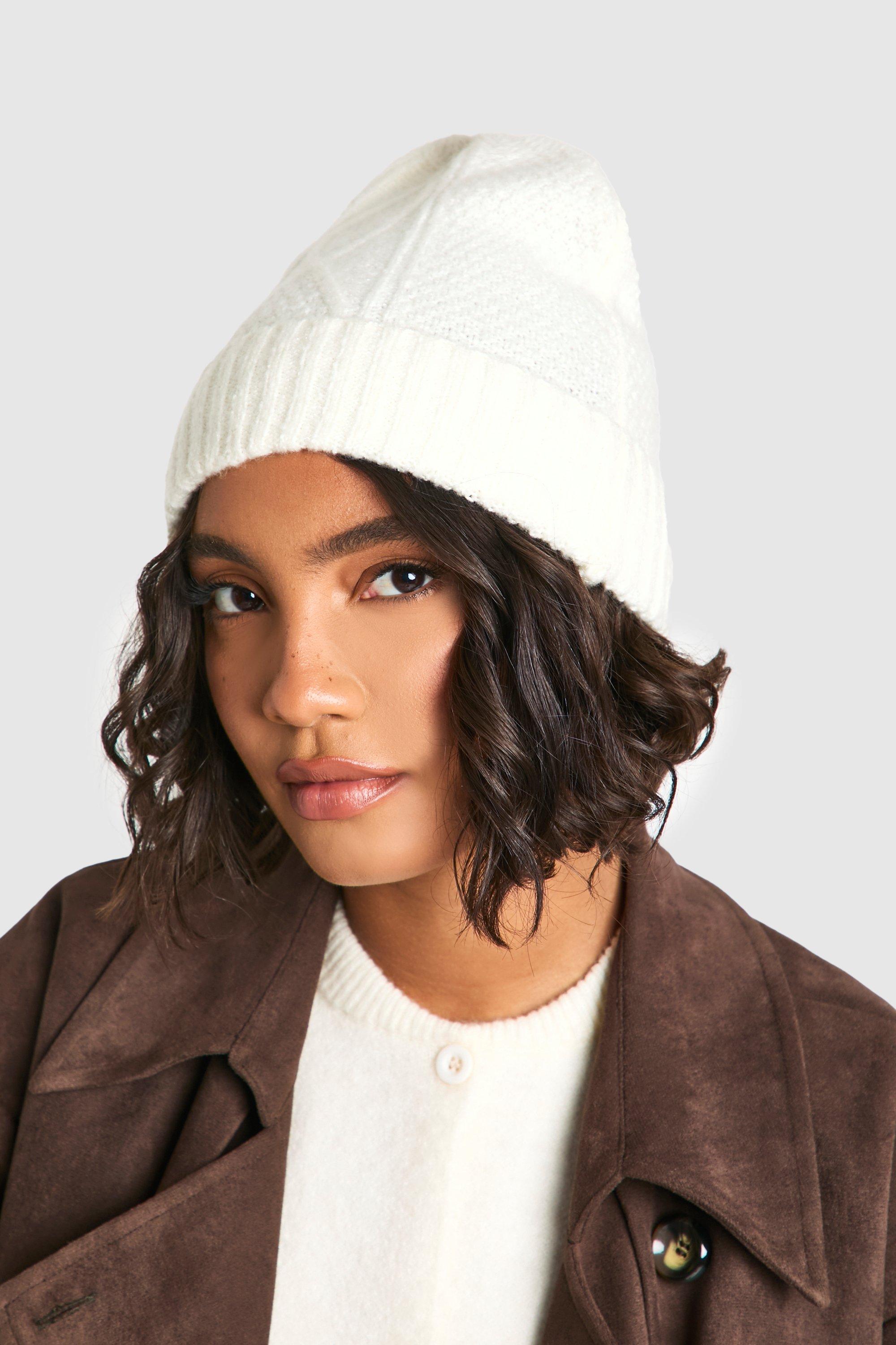 Grof Gebreide Muts, Ivory