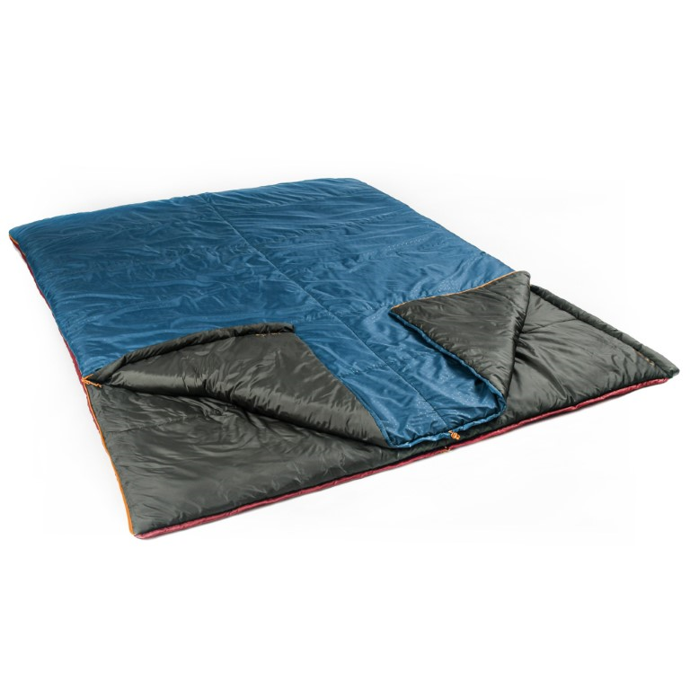 Exped Megasleep Duo Deken Slaapzak Burgundy/Deepsea/Moraine