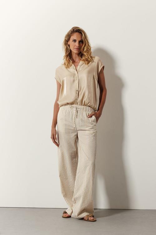 Tramontana Striped Trousers | Sand