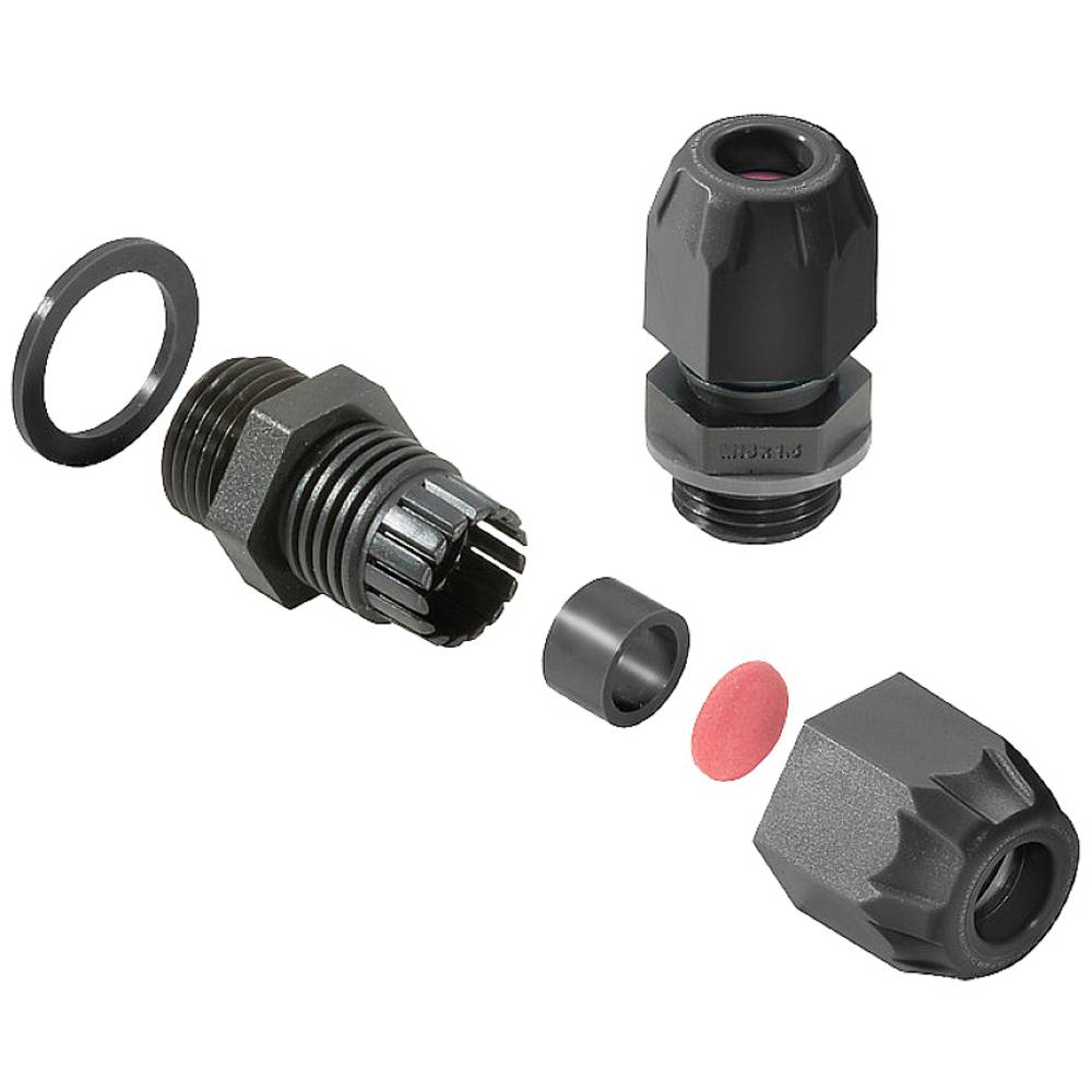 Weidmüller 2721950000 Wartel Met dichting, Met trekontlasting, Slagvast M16 Polyamide 6 Zwart 50 stuk(s)
