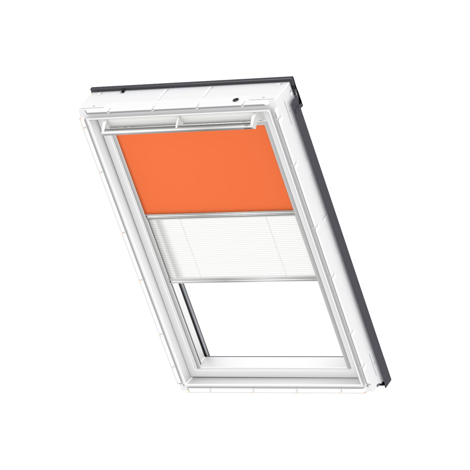 VELUX Duo Verduisterend Dakraam Rolgordijn Met Plissé Mk06 4564s