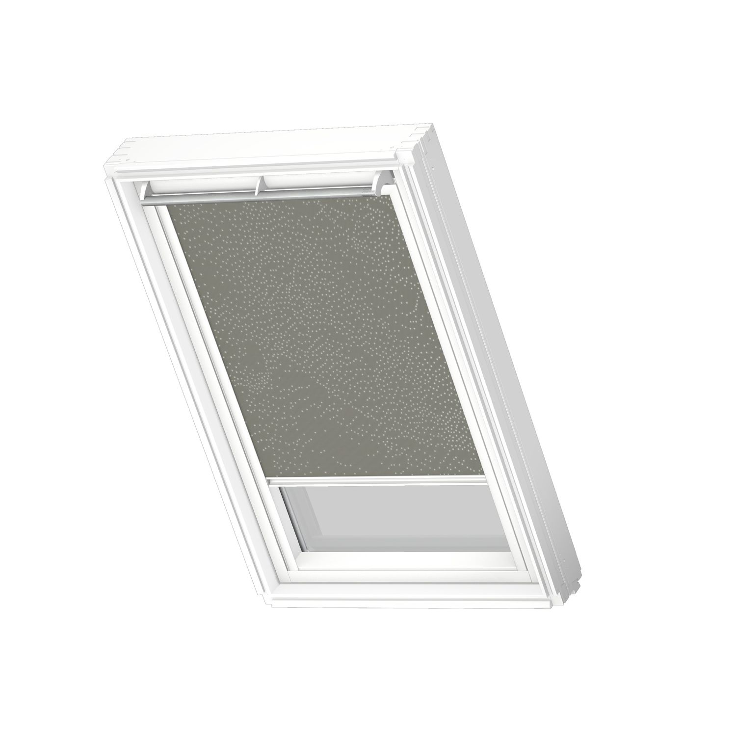 VELUX Manueel Verduisterend Dakraam Rolgordijn White Line Dkl Uk08 4575swl Groen