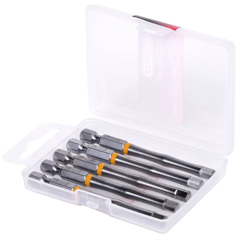 KS Tools 918.3461 Inbus-bit Speciaal staal Vernikkeld E 6.3 5 stuk(s)