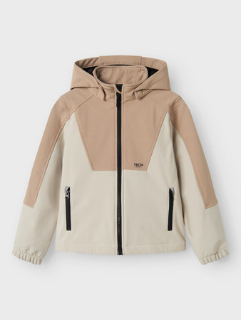 winter softshell jas jongens - beige - NknAlf
