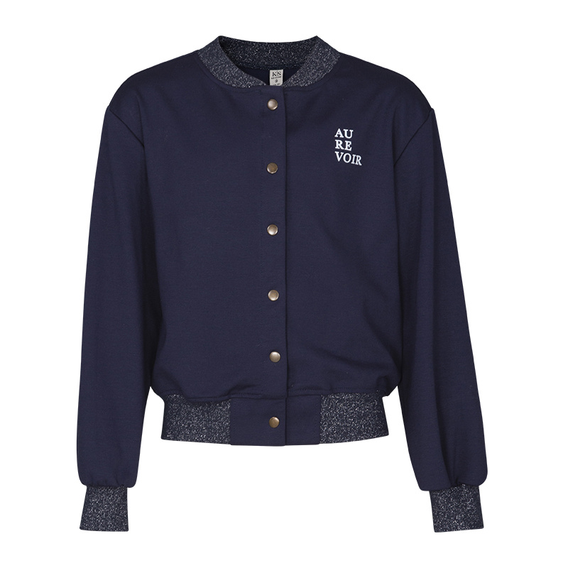KIEstone winter bomberjas meisjes - donker blauw - Sam