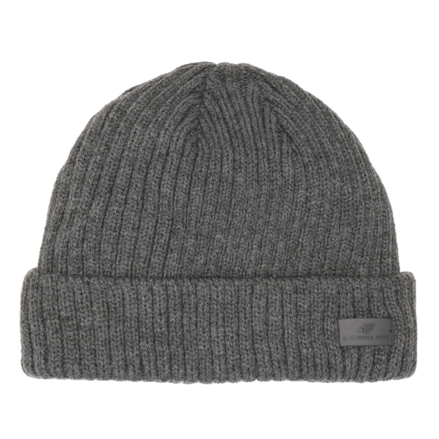 4F Heren h4z22 logo turned up cuff beanie