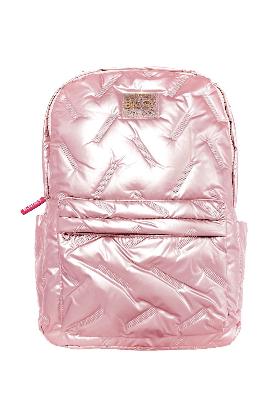 B.Nosy winter rugzak meisjes - roze - metallic