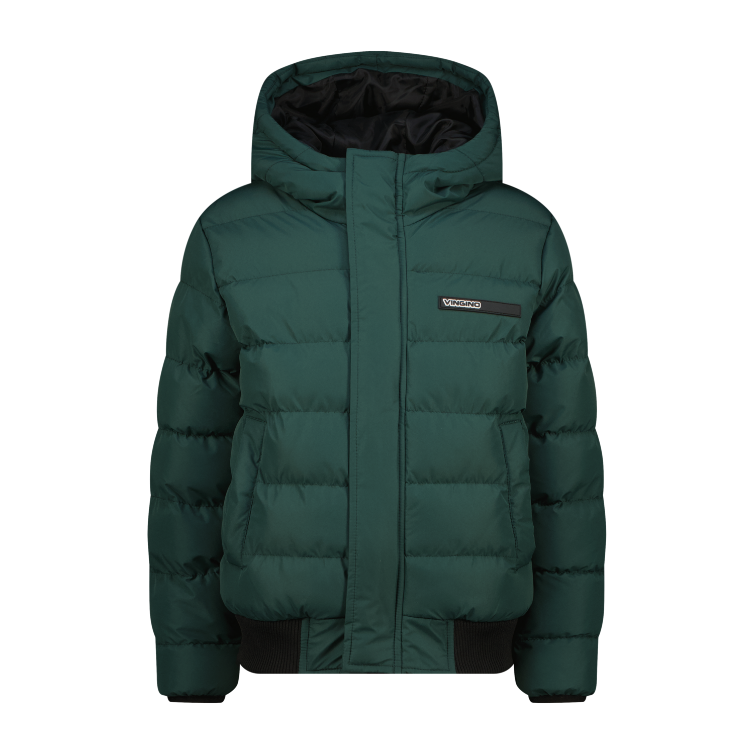 Vingino winter jas jongens - donker groen - Tafreo - capuchon