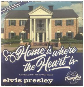 Fiftiesstore Elvis Presley - Home Is Where The Heart is 7 Vinyl GEEL