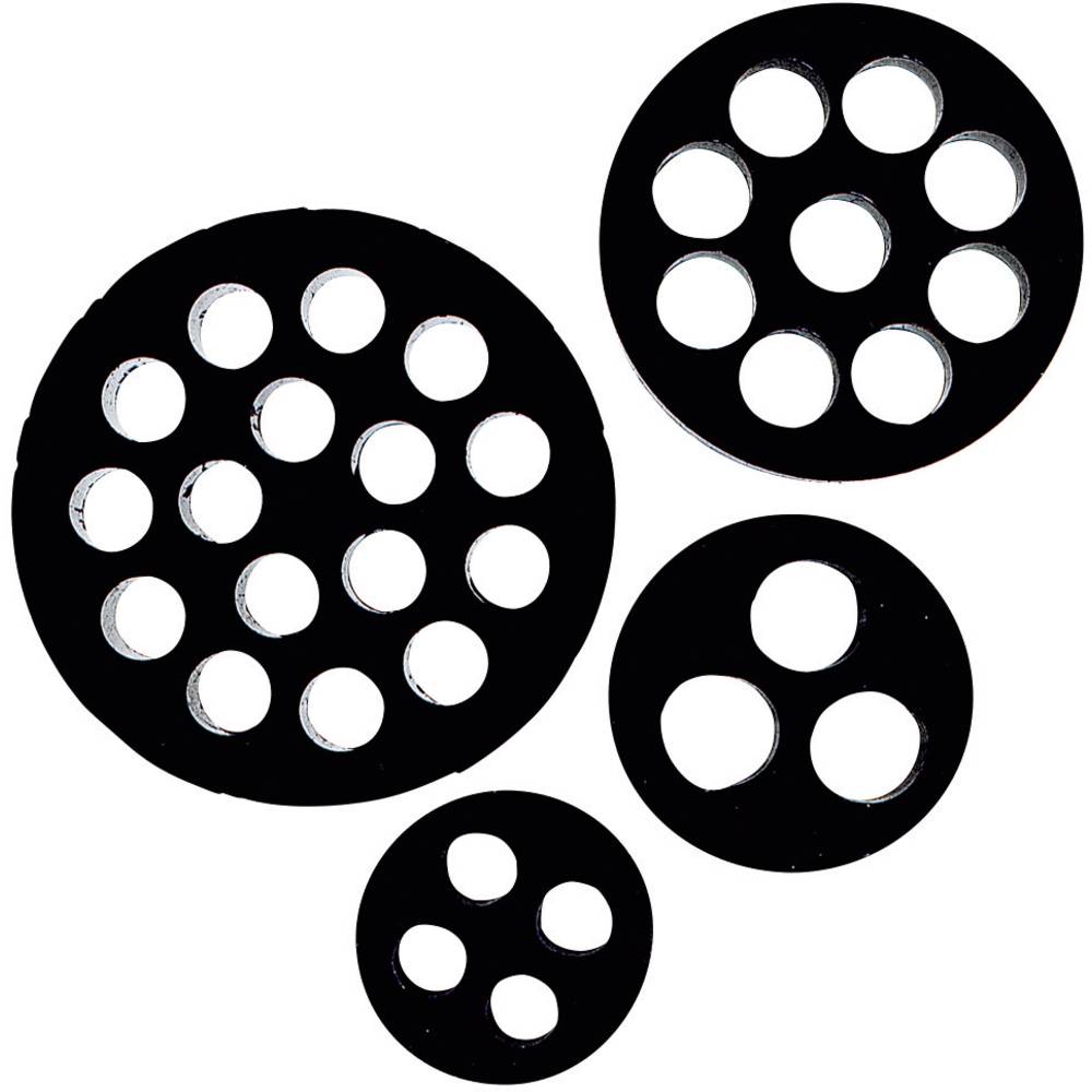 LAPP 53340310 SKINTOP DIX-M 40310 Meervoudig dicht-inzetstuk M40 3 x 10 mm Nitril-butadieen rubber Zwart (RAL 9005) 25 stuk(s)