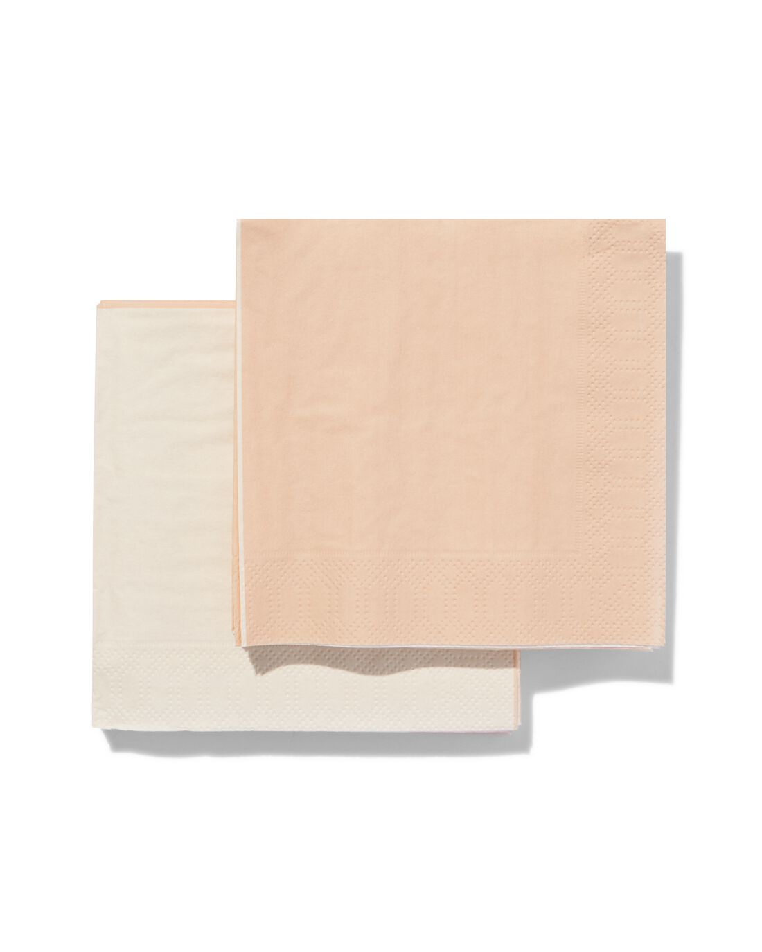 HEMA Servetten beige duo 24x24cm