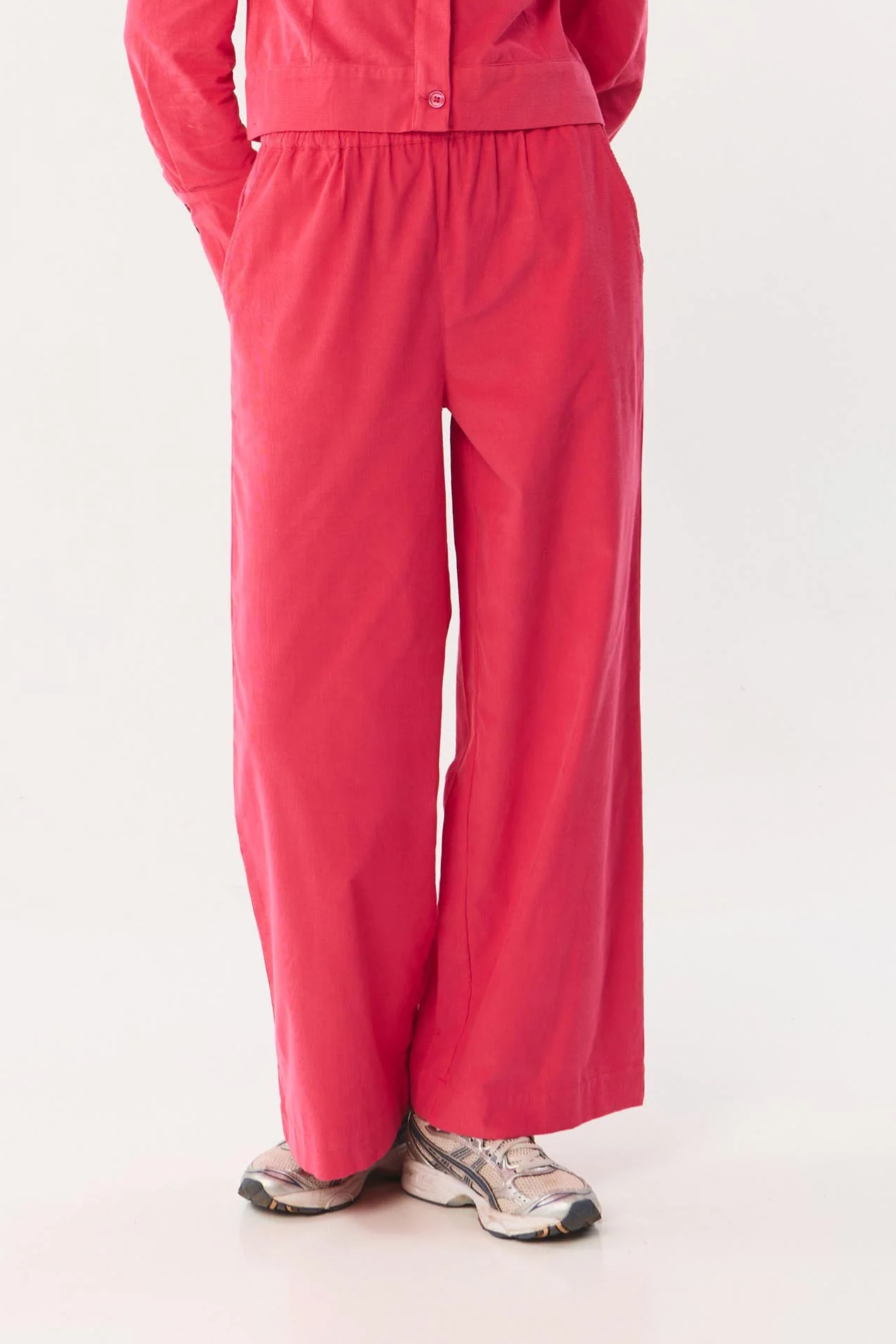 SUITE13LAB Damen vegan Hose Hovart Rosa