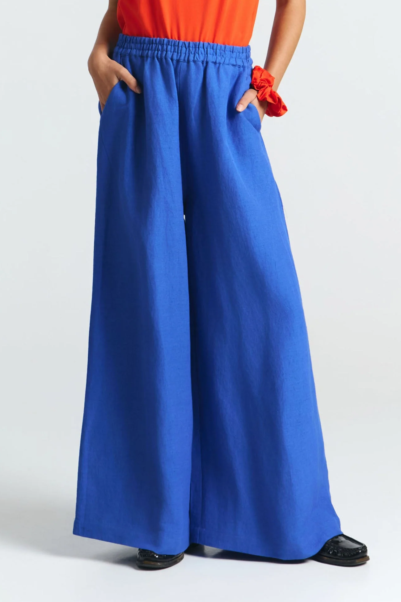 SUITE13LAB Damen vegan Hose Dadu Klein Blau