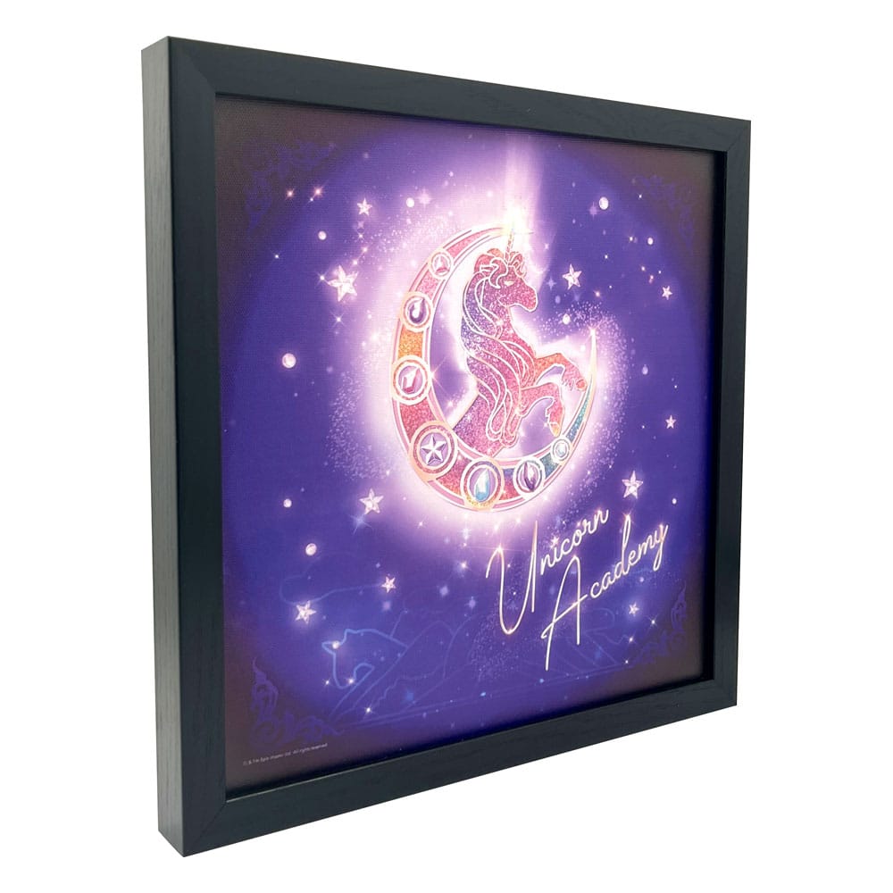 Joy Toy (IT) Unicorn Academy Canvas Poster Logo (With Light)